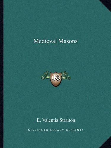 Cover image for Medieval Masons