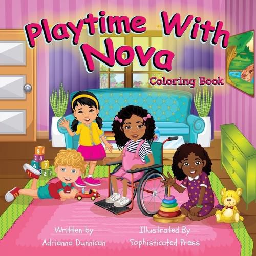 Cover image for Playtime With Nova Coloring Book