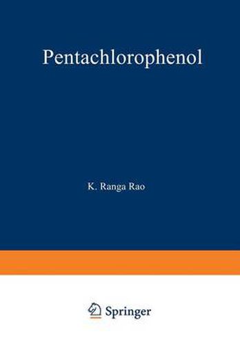 Cover image for Pentachlorophenol: Chemistry, Pharmacology, and Environmental Toxicology