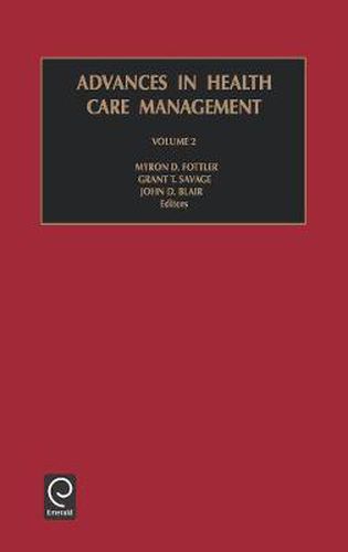 Cover image for Advances in Health Care Management