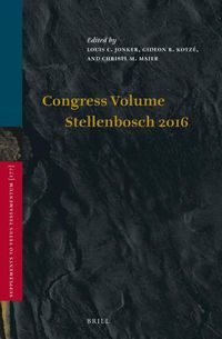 Cover image for Congress Volume Stellenbosch 2016