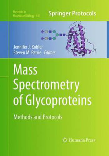 Cover image for Mass Spectrometry of Glycoproteins: Methods and Protocols