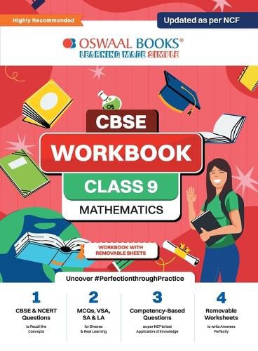 Cover image for Oswaal NCERT & CBSE Pullout Worksheets Class 9 Mathematics For 2024 Exam