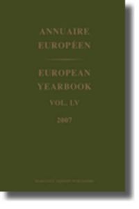 Cover image for European Yearbook / Annuaire Europeen, Volume 55 (2007)