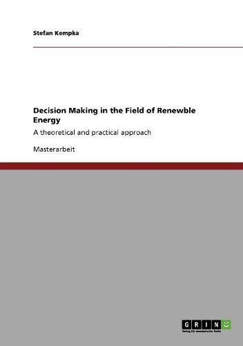 Cover image for Decision Making in the Field of Renewble Energy