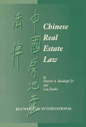 Cover image for Chinese Real Estate Law