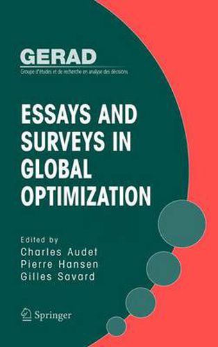 Cover image for Essays and Surveys in Global Optimization