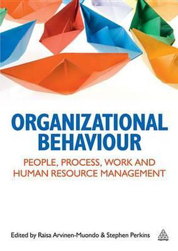 Cover image for Organizational Behaviour: People, Process, Work and Human Resource Management