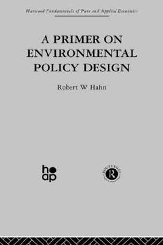 Cover image for A Primer on Environmental Policy Design