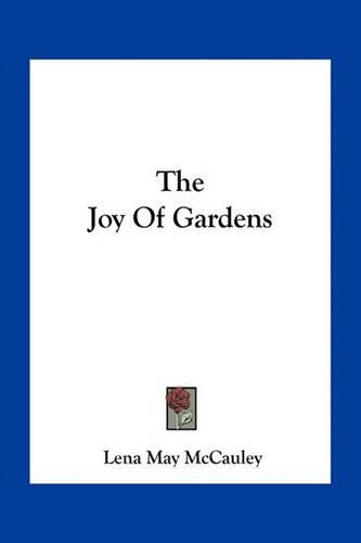 Cover image for The Joy of Gardens