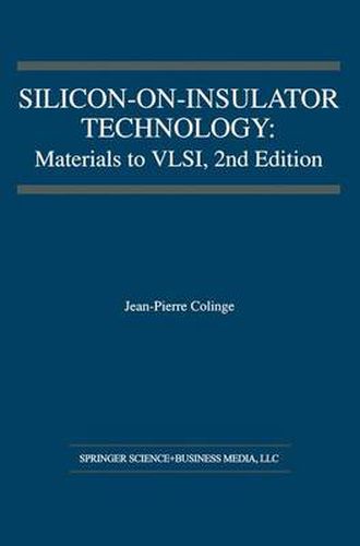 Cover image for Silicon-on-Insulator Technology: Materials to VLSI