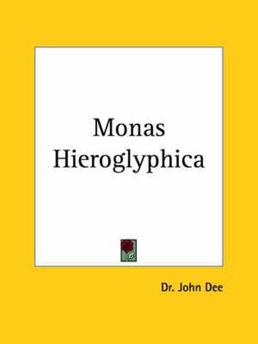 Cover image for Monas Hieroglyphica