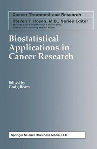 Cover image for Biostatistical Applications in Cancer Research