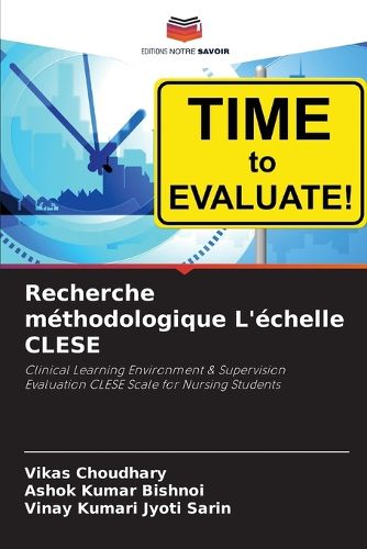 Cover image for Recherche methodologique L'echelle CLESE