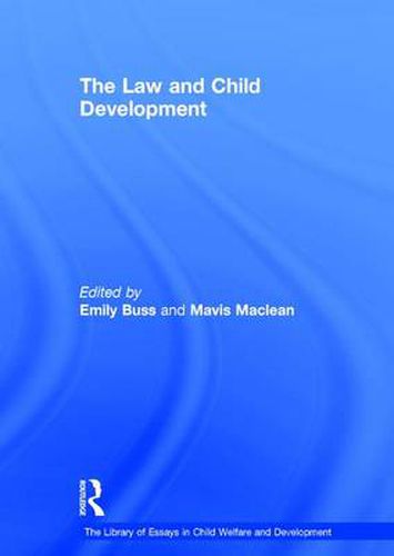 Cover image for The Law and Child Development