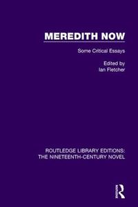 Cover image for Meredith Now: Some Critical Essays