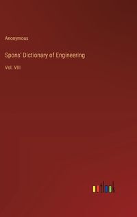 Cover image for Spons' Dictionary of Engineering