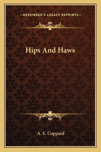 Cover image for Hips and Haws