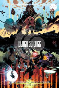 Cover image for Black Science Volume 2: Transcendentalism 10th Anniversary Deluxe Hardcover
