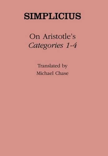 Cover image for On Aristotle's  Categories 1-4