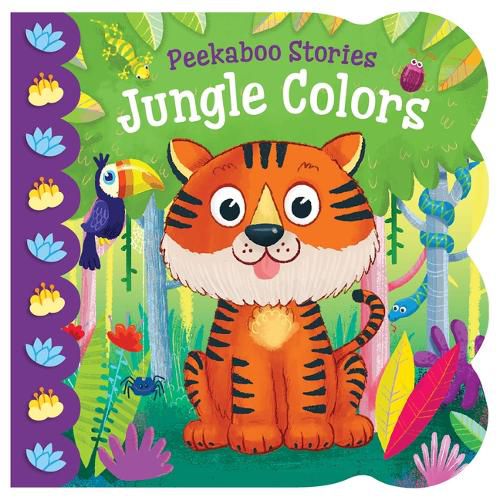 Cover image for Peekaboo Stories: Jungle Colors