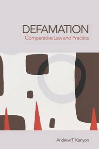 Cover image for Defamation: Comparative Law and Practice