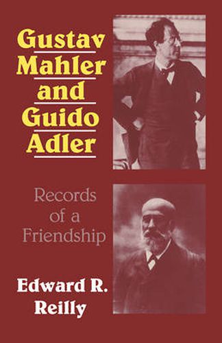 Cover image for Gustav Mahler and Guido Adler: Records of a Friendship