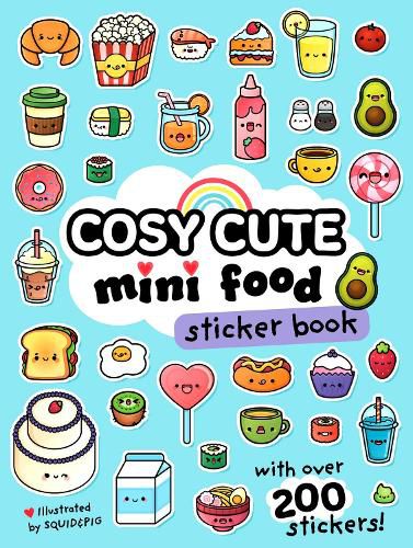 Cover image for Cosy Cute Mini Food Sticker book