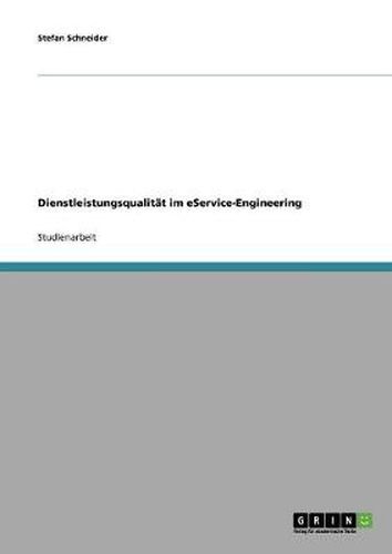 Cover image for Dienstleistungsqualitat im eService-Engineering