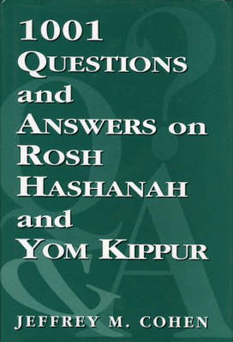 Cover image for 1,001 Questions and Answers on Rosh HaShanah and Yom Kippur