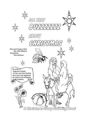 Cover image for All That Buzzz about Christmas: A Christmas Story Coloring Book