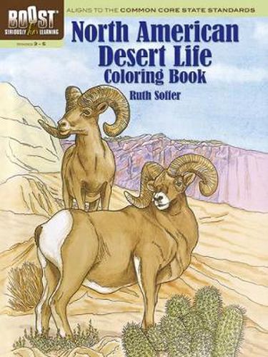 Cover image for BOOST North American Desert Life Coloring Book