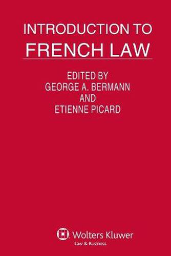 Cover image for Introduction to French Law