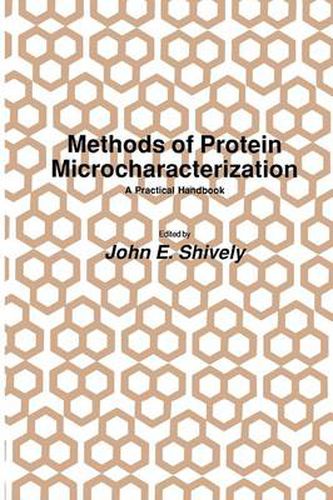 Cover image for Methods of Protein Microcharacterization: A Practical Handbook
