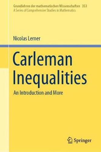 Cover image for Carleman Inequalities: An Introduction and More