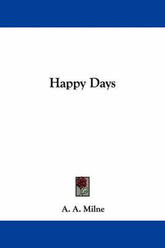 Cover image for Happy Days