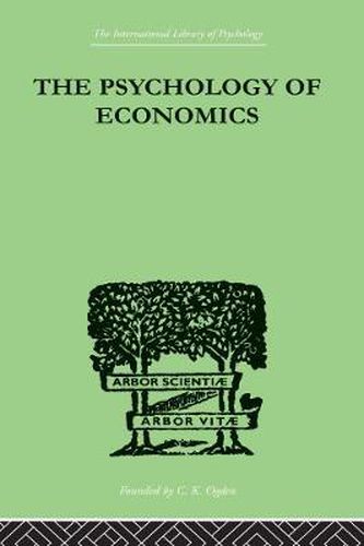 Cover image for The Psychology of Economics