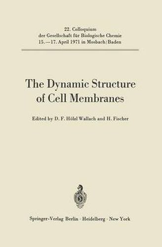 Cover image for The Dynamic Structure of Cell Membranes