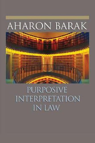 Cover image for Purposive Interpretation in Law