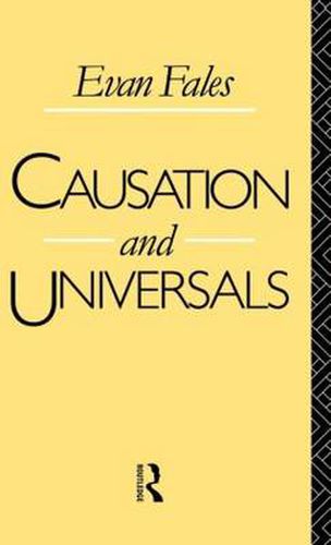 Cover image for Causation and Universals