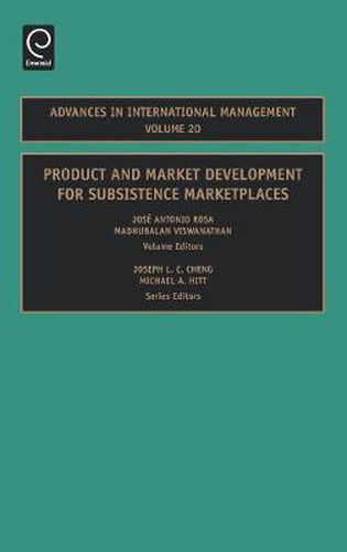 Cover image for Product and Market Development for Subsistence Marketplaces