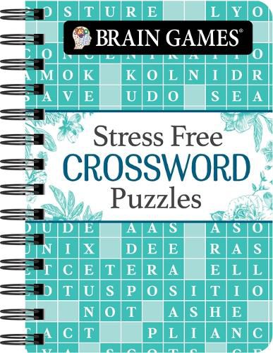 Brain Games - To Go - Stress Free: Crossword Puzzles (Teal)