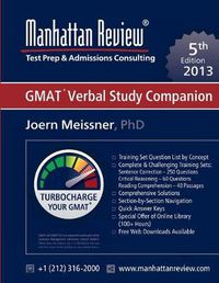 Cover image for Manhattan Review GMAT Verbal Study Companion [5th Edition]