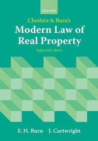 Cover image for Cheshire and Burn's Modern Law of Real Property