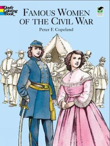 Cover image for Famous Women of the Civil War Color