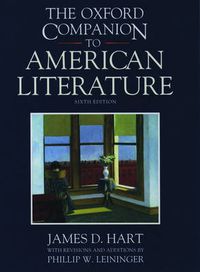 Cover image for The Oxford Companion to American Literature