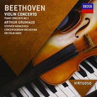 Cover image for Beethoven Piano Concerto No 3 Violin Concerto