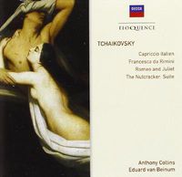 Cover image for Tchaikovsky Capriccio Italien Francesca Da Rimini Romeo & Juliet Nutcracker Suite