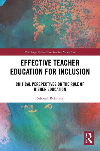 Cover image for Effective Teacher Education for Inclusion