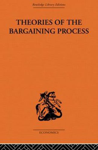 Cover image for Theories of the Bargaining Process